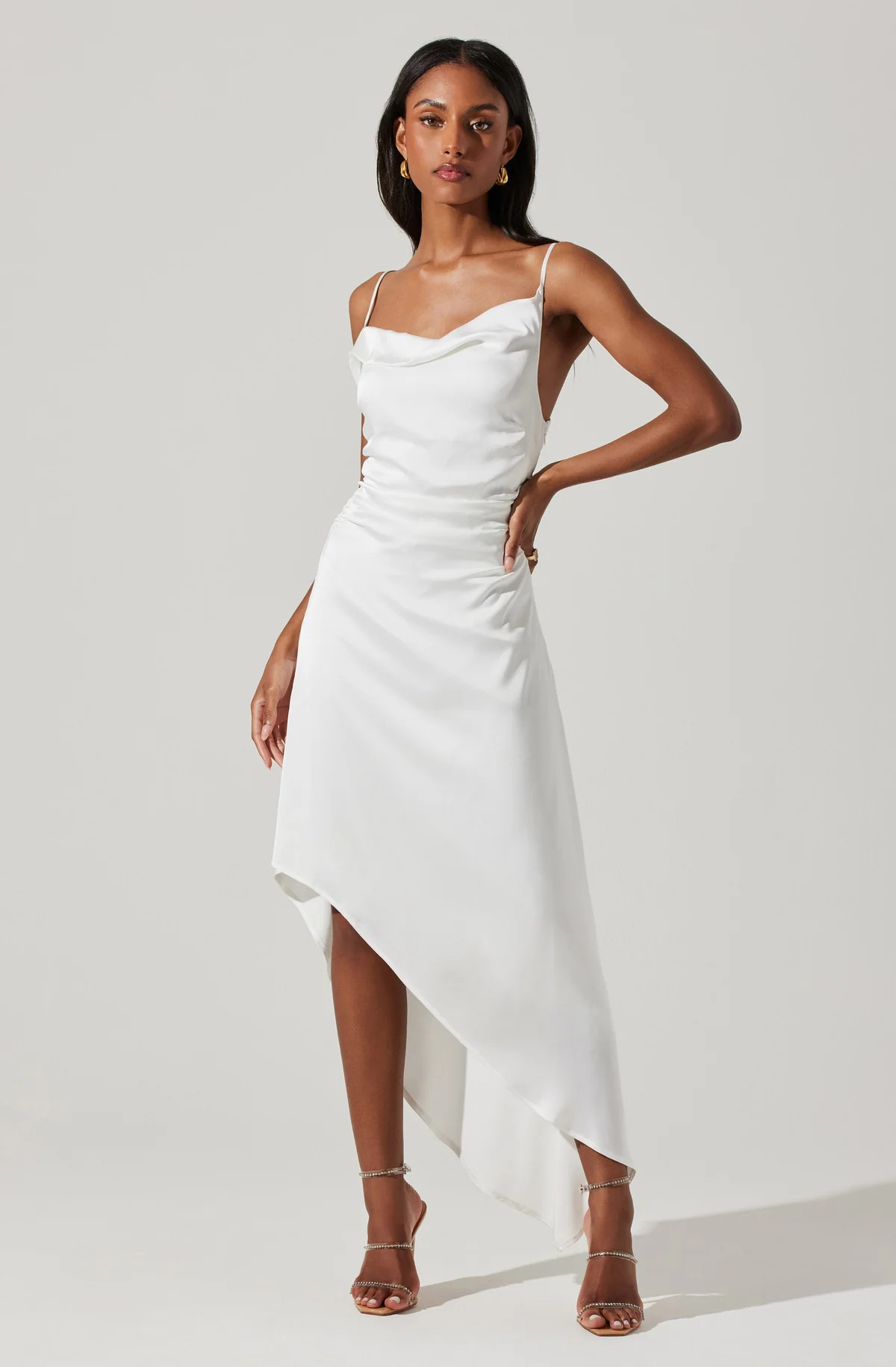 Mirie Cowl Neck Midi Dress | ASTR The Label (US)