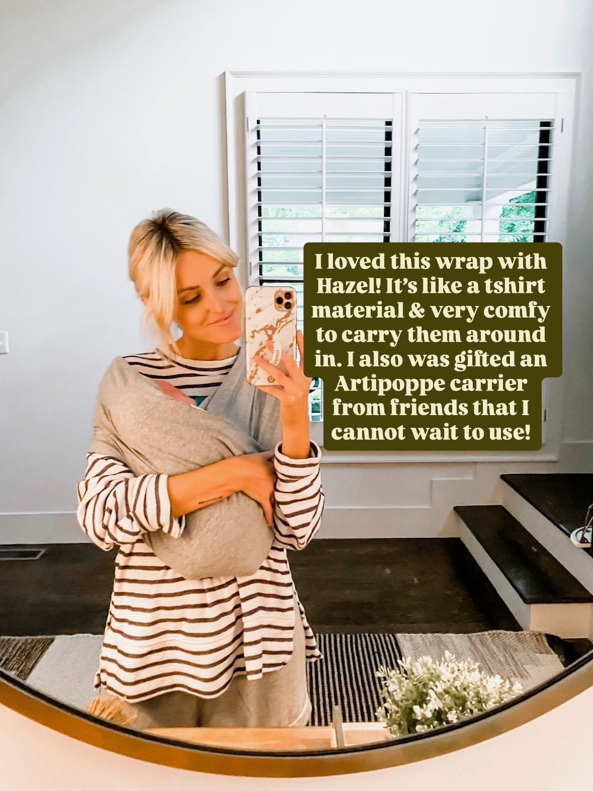 I loved this soft wrap that I used with Hazel! It’s a great material! I also was gifted a baby carrier, and I’m so excited to use it!

Loverly Grey, baby wrap, baby carrier, new mom 

#LTKBaby