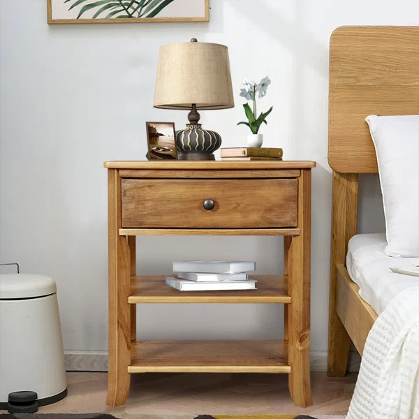 Goles Solid Wood Nightstand | Wayfair North America