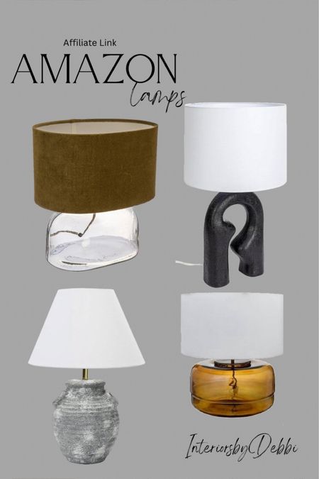 Amazon Lamps
Table lamps, lighting, transitional home, modern decor, amazon find, amazon home, target home decor, mcgee and co, studio mcgee, amazon must have, pottery barn, Walmart finds, affordable decor, home styling, budget friendly, accessories, neutral decor, home finds, new arrival, coming soon, sale alert, high end, look for less, Amazon favorites, Target finds, cozy, modern, earthy, transitional, luxe, romantic, home decor, budget friendly decor #amazonhome #founditonamazon#LTKhome

Follow my shop @InteriorsbyDebbi on the @shop.LTK app to shop this post and get my exclusive app-only content!

#liketkit #LTKSeasonal
@shop.ltk
https://liketk.it/4yGdo