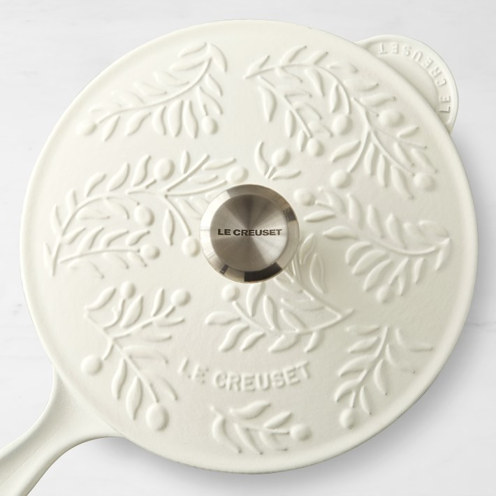 Le Creuset Olive Branch Collection Enameled Cast Iron Saucier | Williams-Sonoma