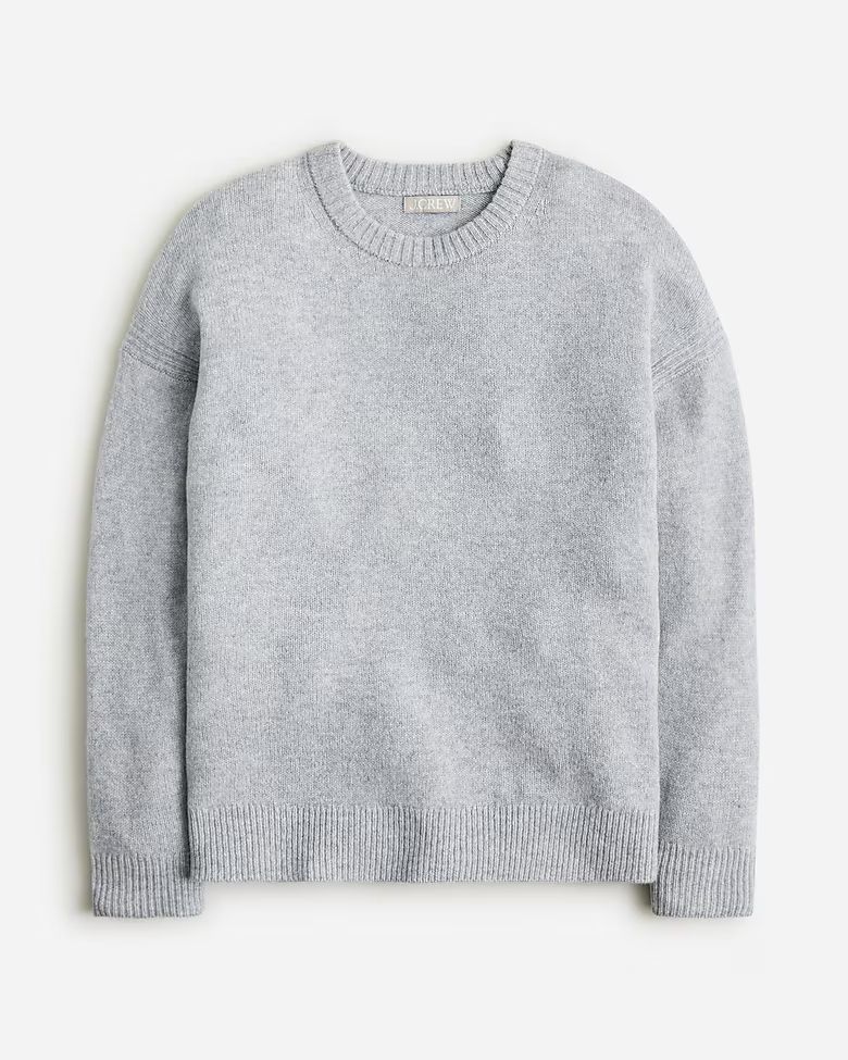 Relaxed crewneck sweater in wool | J. Crew US