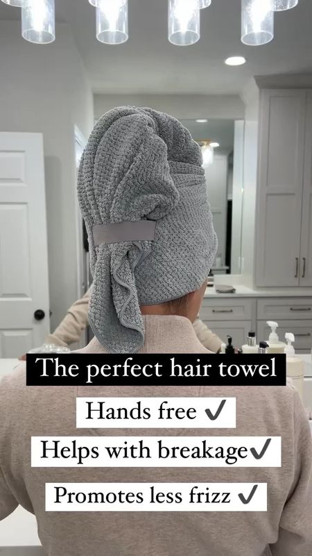 My favorite hair towel 

#LTKVideo #LTKBeauty #LTKHome