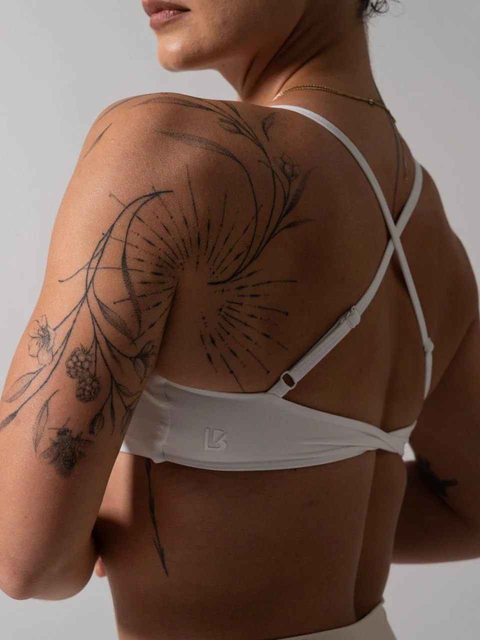 Barre Sports Bra - Rose Water | Buffbunny Collection