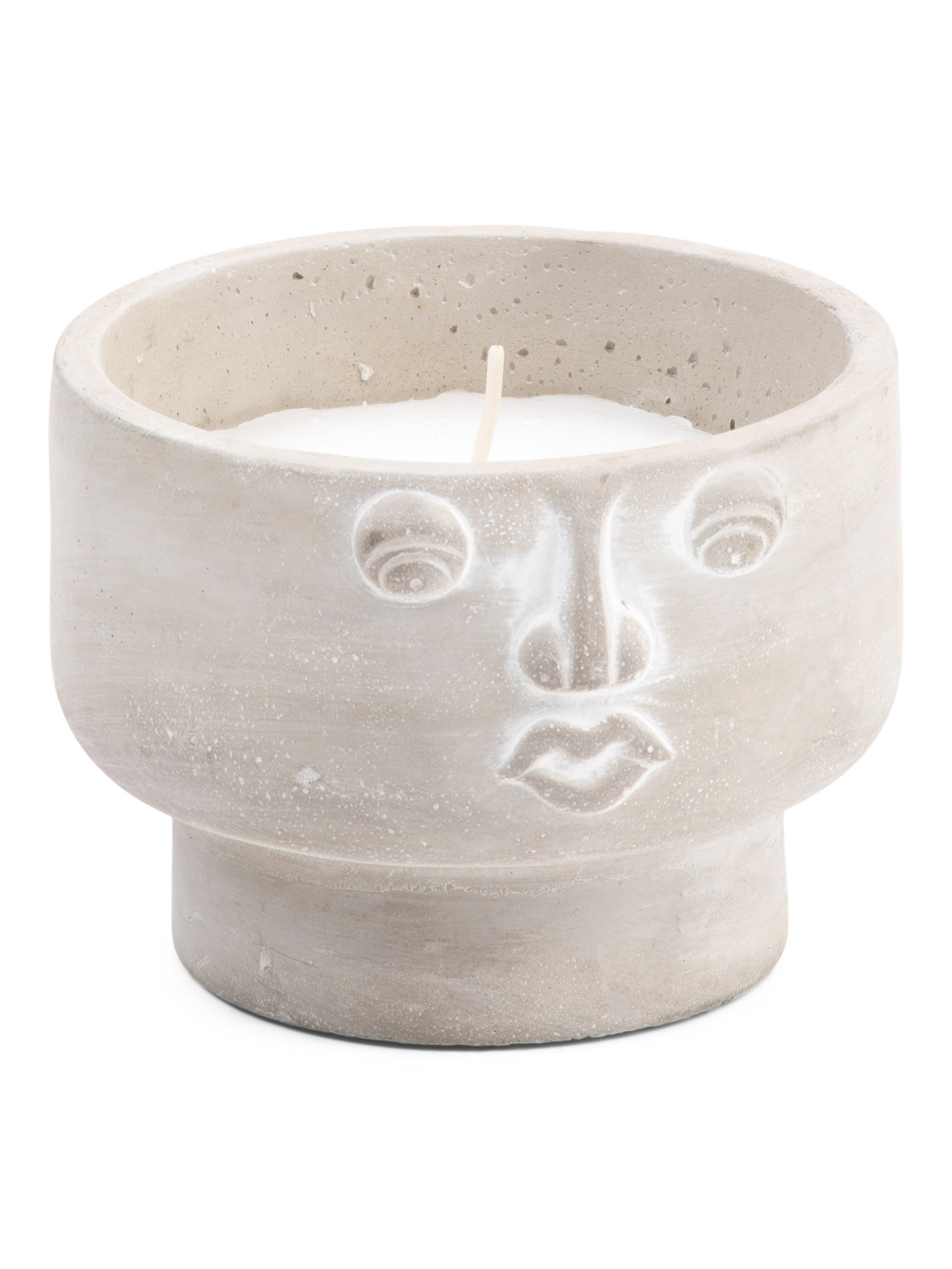 Made In Poland 24oz Cement Face Citronella Candle | TJ Maxx