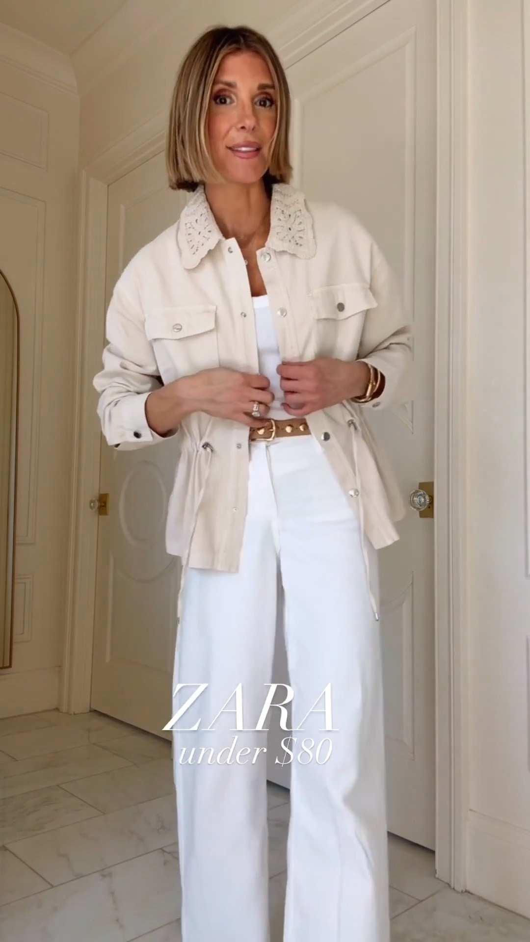 Zara new jacket for spring and summer. I'm wearing size small