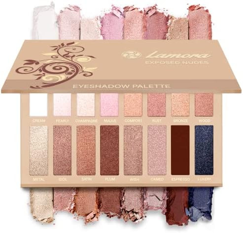 Best Pro Eyeshadow Palette Makeup - Matte Shimmer 16 Colors - Highly Pigmented - Professional Nud... | Amazon (US)