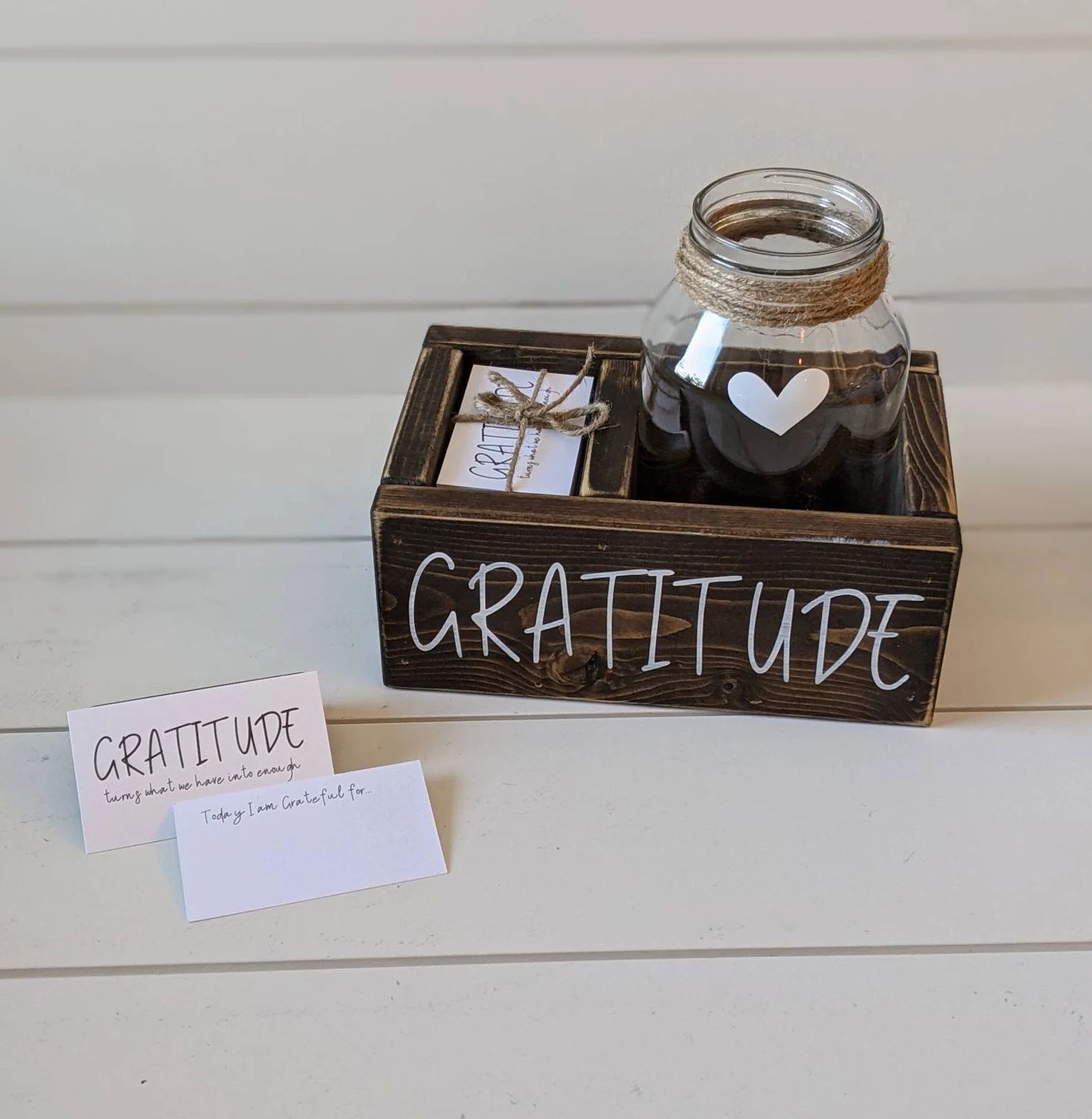 Gratitude kit ( gratitude jar, gratitude cards, box ) mother's Day gift, birthday gift, appreciat... | Etsy (US)