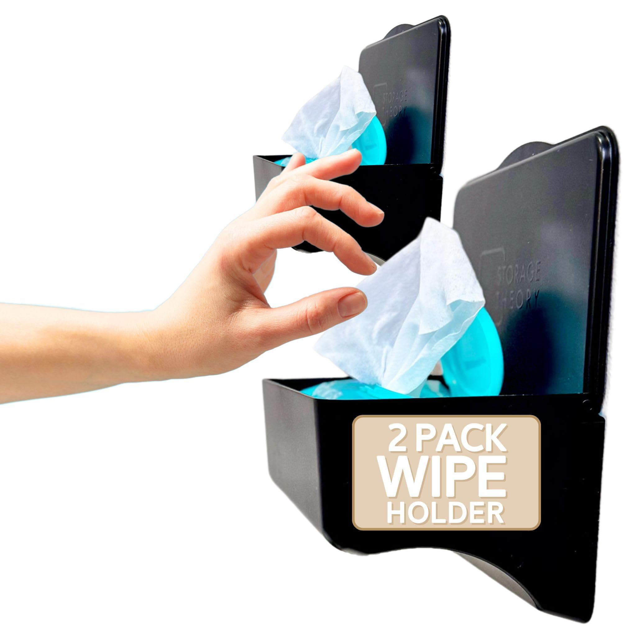 Bathroom Wipes Holder Dispenser with Shelf – Restroom Organizer & Toilet Wipe Holder for Bathro... | Amazon (US)