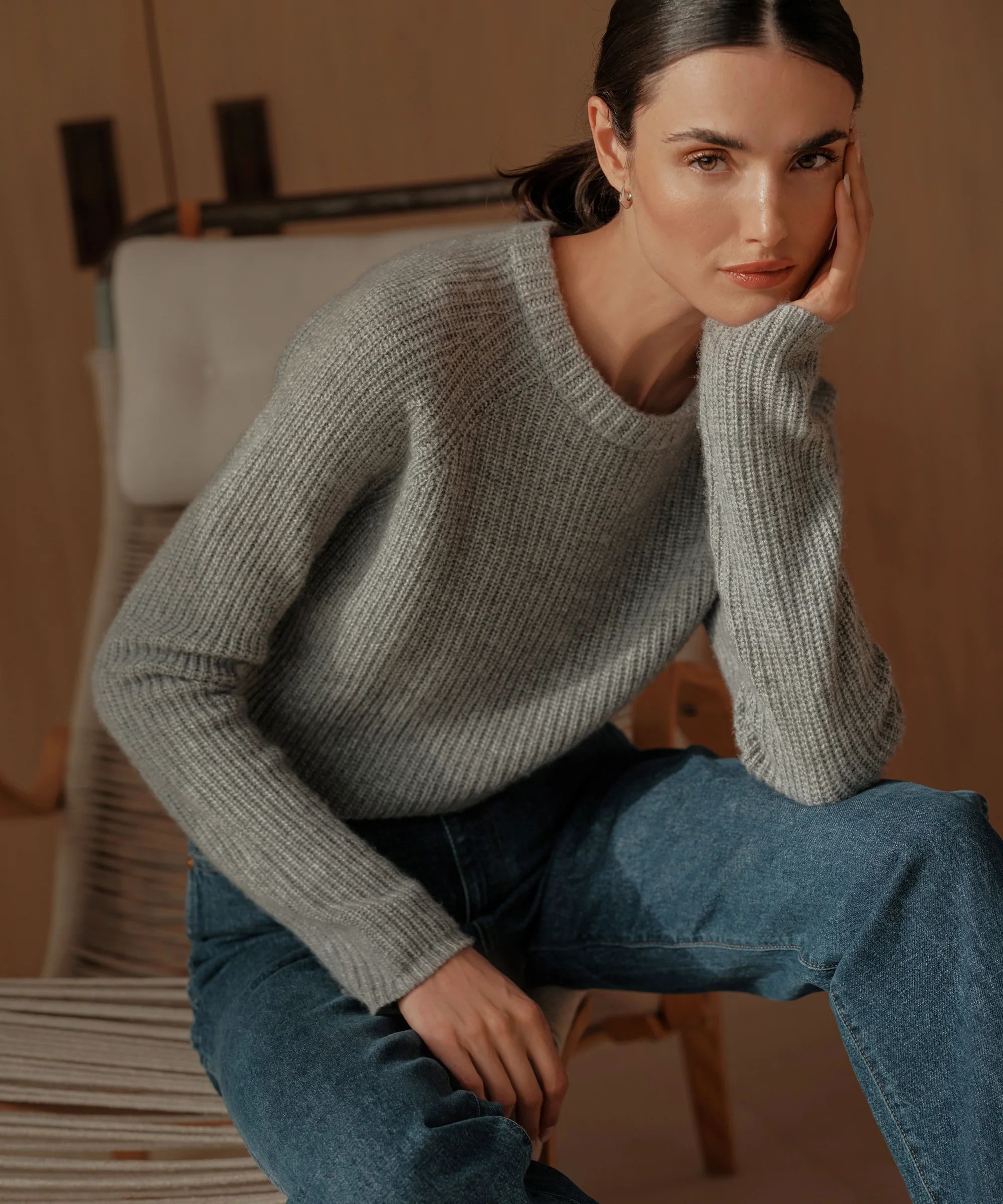 Cashmere Fisherman Sweater | Jenni Kayne