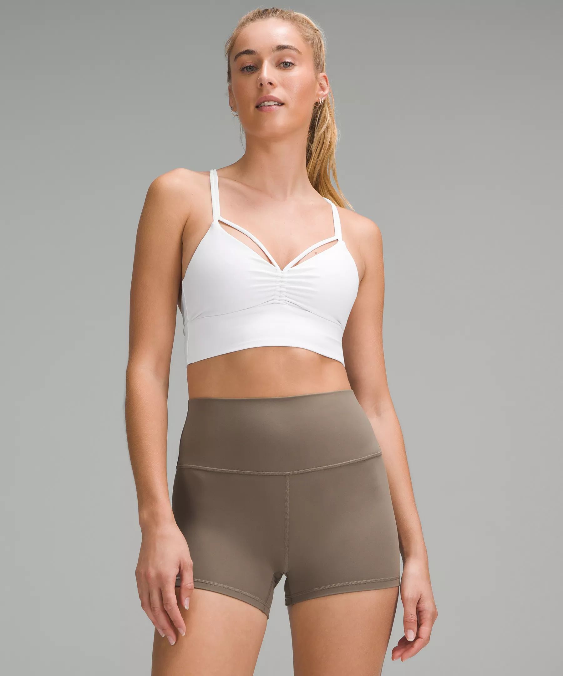 Nulu Strappy V-Neck Yoga Bra | Lululemon (US)