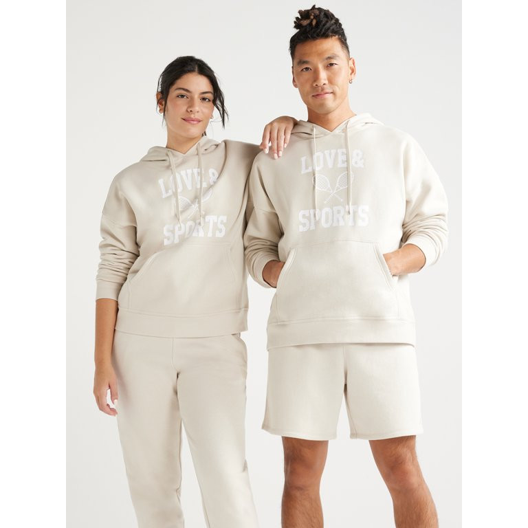 Love & Sports All Gender Pullover Graphic Hoodie, S-XXXL | Walmart (US)