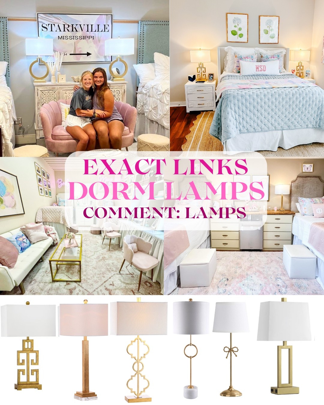 Dorm room lamps!
Artwork by MK decker designs 
Mkdeckerdesigns.com 