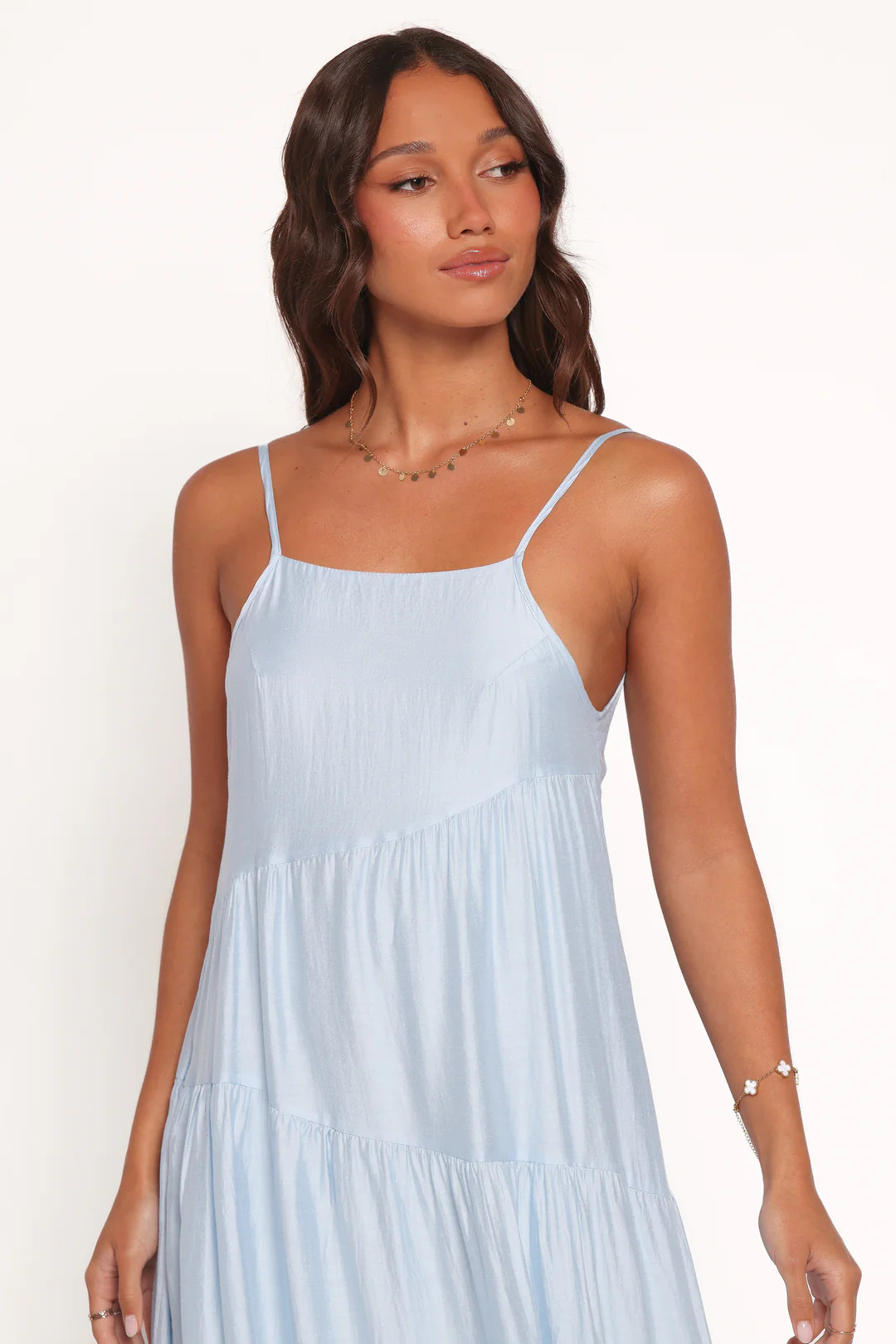 Bennie Midi Dress - Pale Blue | Petal & Pup (US)