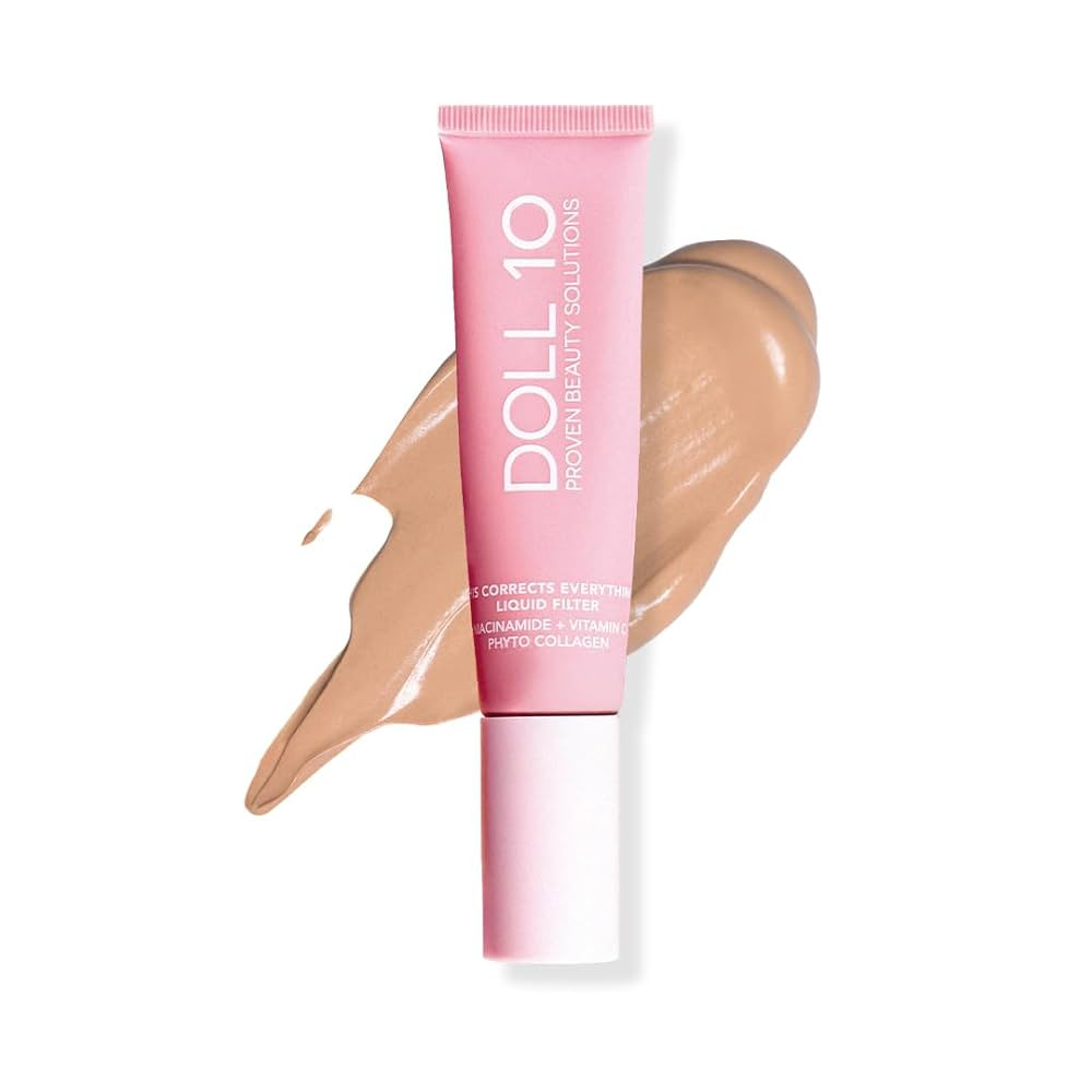 Doll 10 TCE Liquid Filter – CC Cream Foundation - Liquid Foundation - Lightweight Tinted Moistu... | Amazon (US)
