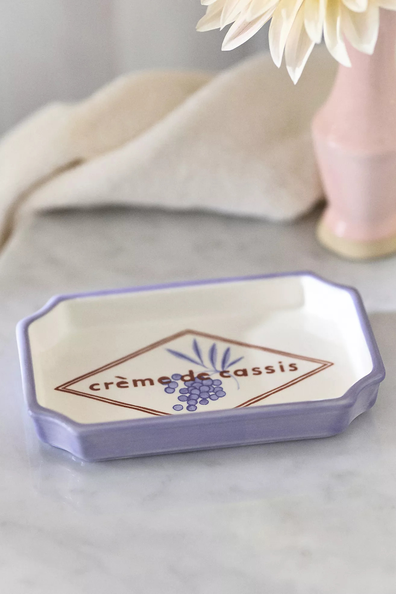 Cerise Ceramic Soap Dish | Anthropologie (US)