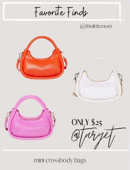 Perfect for spring are these mini cross body bags in different colors for only $25 

Spring fashion, bags, crossbody bags, purses, spring bags, spring outfit ideas 

#LTKFestival #LTKSeasonal #LTKitbag