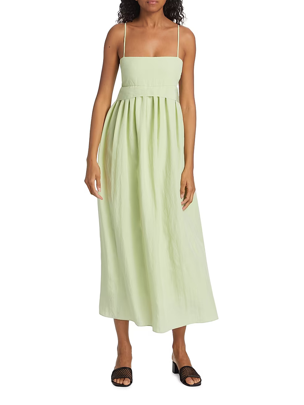 Bow-Back Pleated Maxi Dress | Saks Fifth Avenue