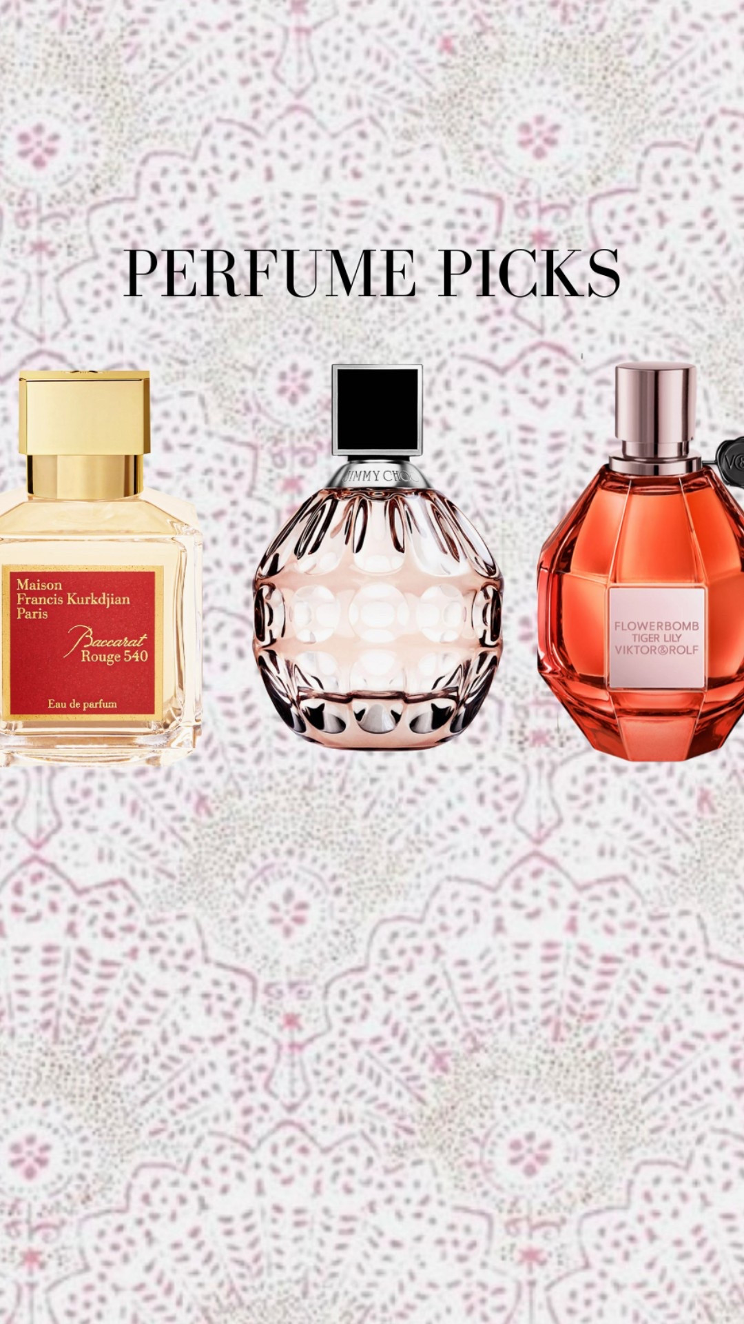 My top fave perfume picks!