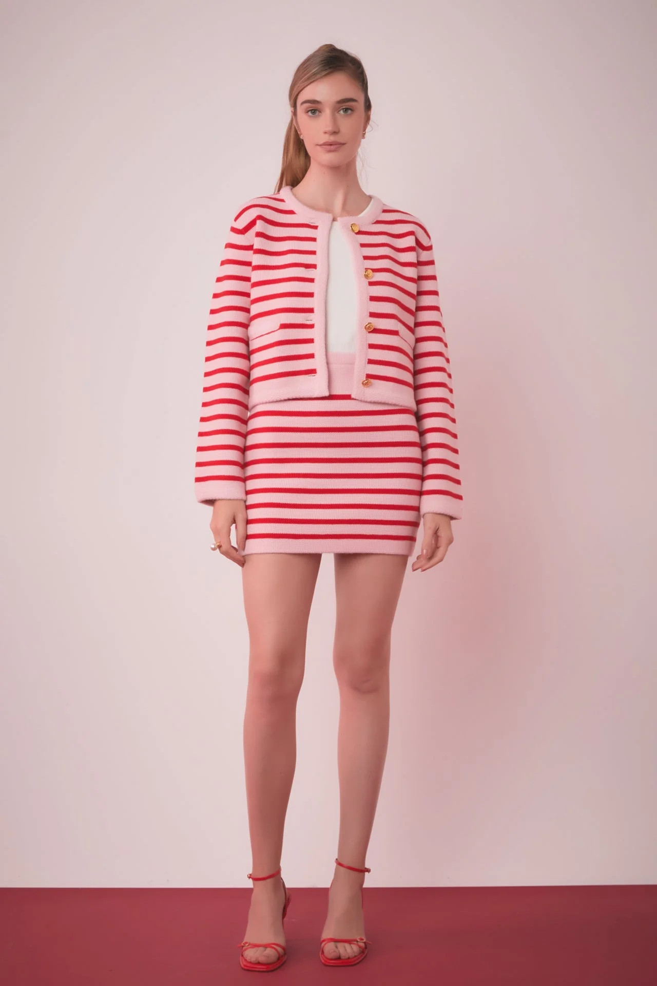 Knit Striped Mini Skirt | OBJECTRARE