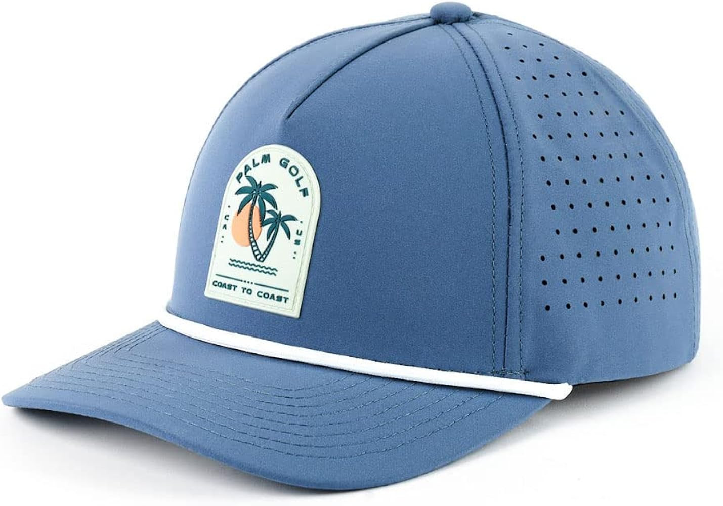 Palm Golf Hat - Coast to Coast Snapback Hat, Breathable, Quick Drying, Sun and Rain Protection | Amazon (US)