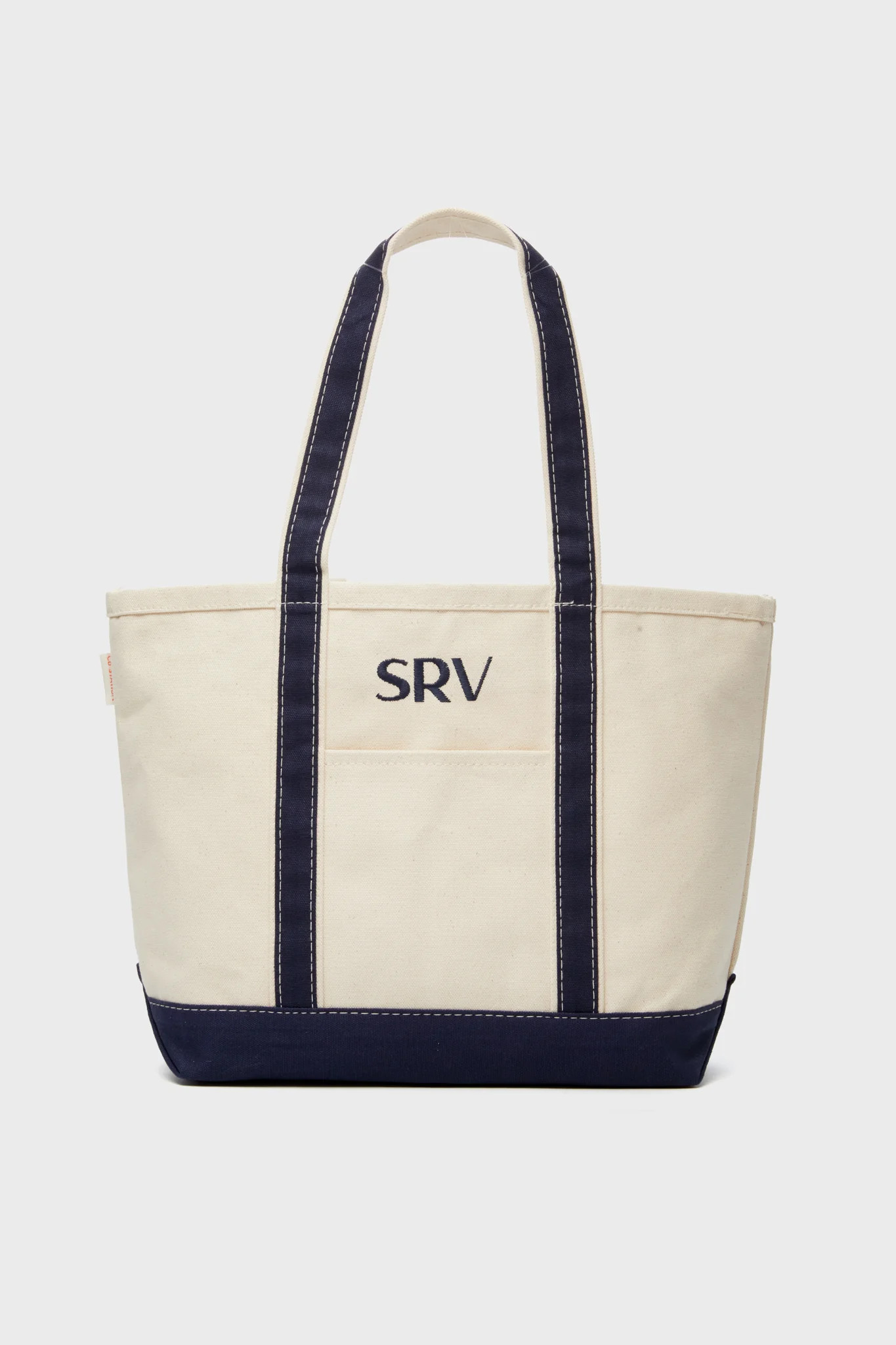 Navy Medium Canvas Tote | Tuckernuck (US)