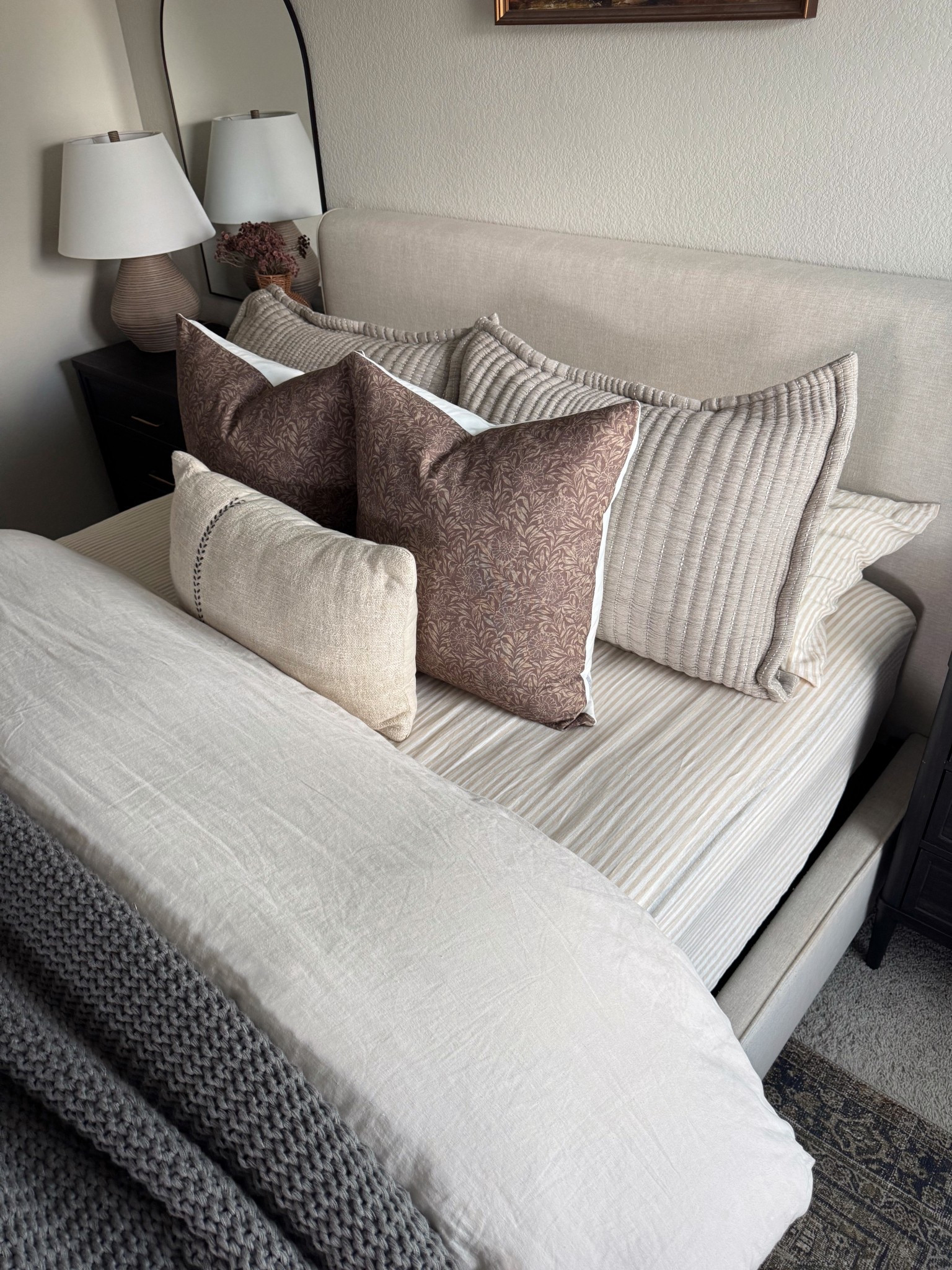 winter bedding refresh with quince! ⛄️ patterns, texture and layers for the ultimate cozy bed 🤍

#LTKU #LTKSeasonal #LTKHome