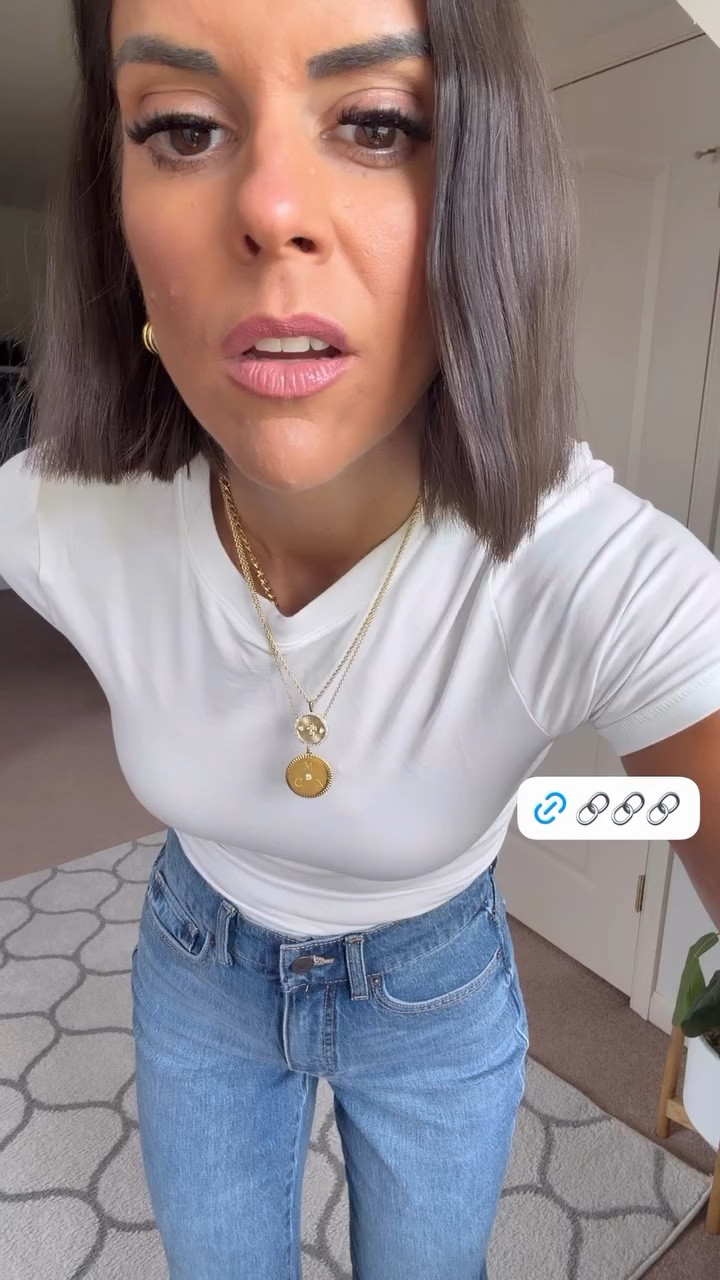 Size xs in tee Size 0 in Walmart jeans Sneakers tts

#LTKgrwm #LTKootd #LTKmomlife