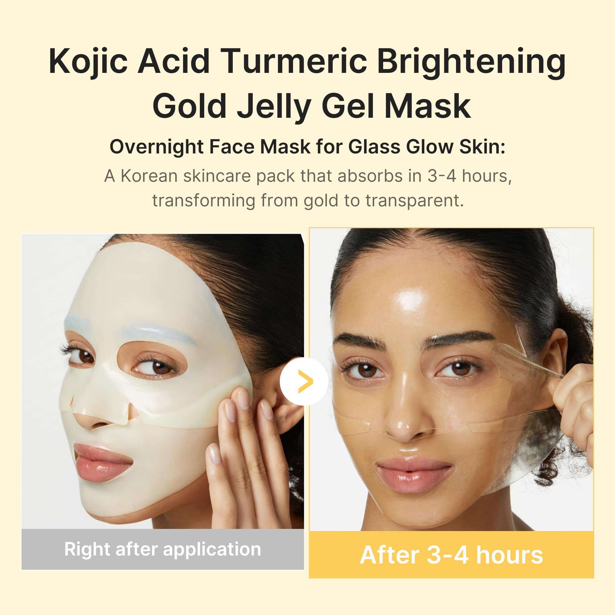 medicube Jelly Gel Mask with Brightening Kojic Acid Turmeric | Overnight Face Mask for Glass Glow... | Amazon (US)
