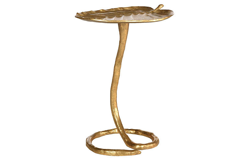 Mina Side Table, Gold | One Kings Lane