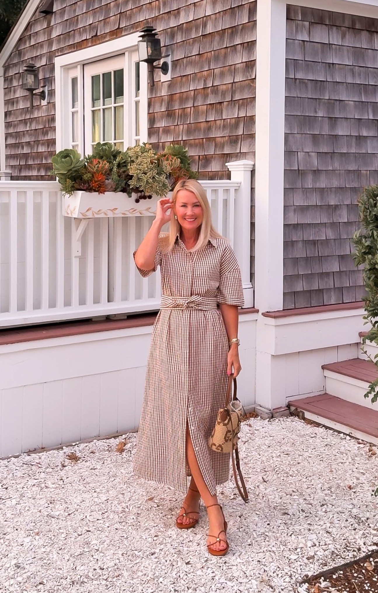 Night one in Nantucket in this darling shirtdress. Wearing an xs

#LTKOver40 #LTKStyleTip