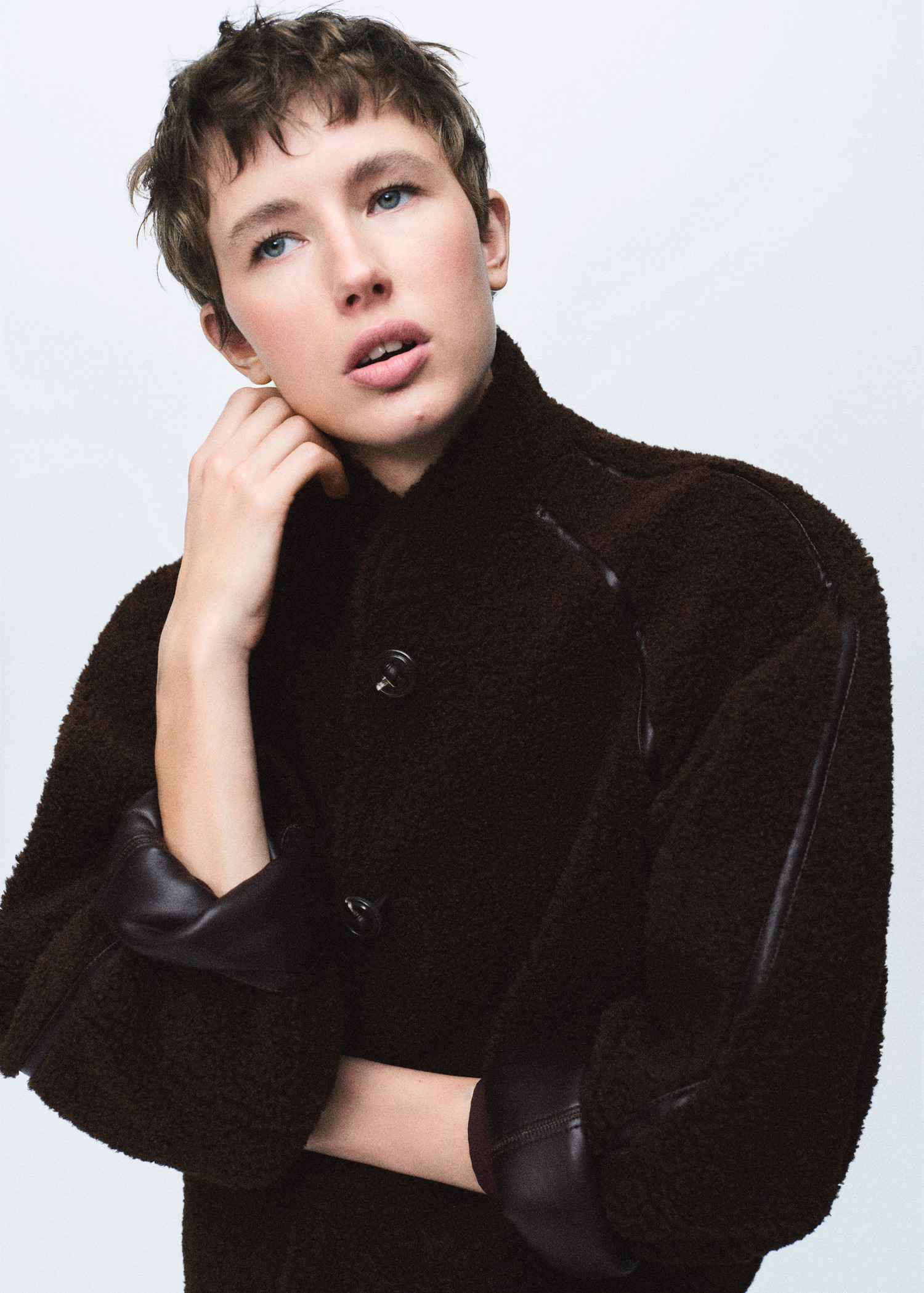 Faux shearling reversible jacket | MANGO (UK)