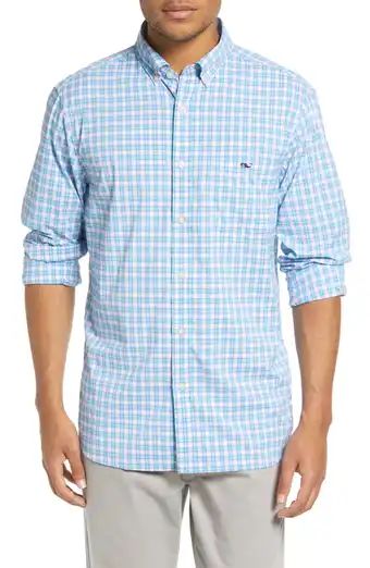 Trim Fit Non-Iron Royal Oxford Bengal Stripe Button-Down Dress Shirt | Nordstrom