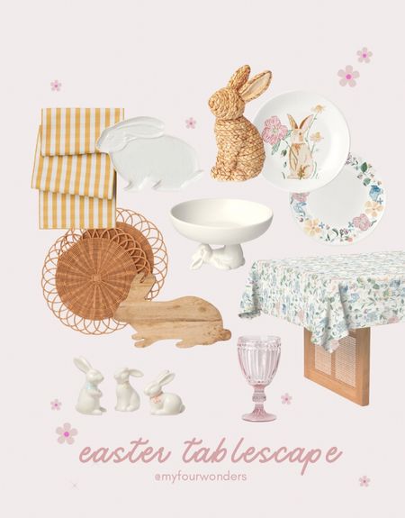 cute tablescape finds for Easter from target 

#LTKfamily #LTKSeasonal #LTKhome