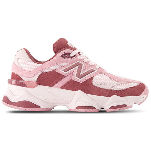 Girls New Balance New Balance 9060 - Girls' Grade School Shoe Pink Granite/Washed Burgundy Size 03.5 | Kids Foot Locker (US)