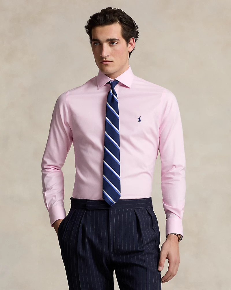 Regent Slim Fit Textured Shirt for Men | Ralph Lauren® UK | Ralph Lauren (UK)