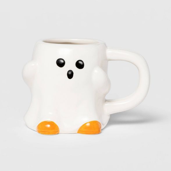 6oz Earthenware Mini Ghost Halloween Mug - Hyde & EEK! Boutique™ | Target