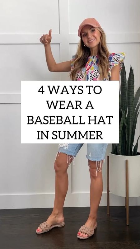 Summer baseball hat looks for casual everyday looks perfect for mom 

#LTKstyletip #LTKSeasonal #LTKfamily