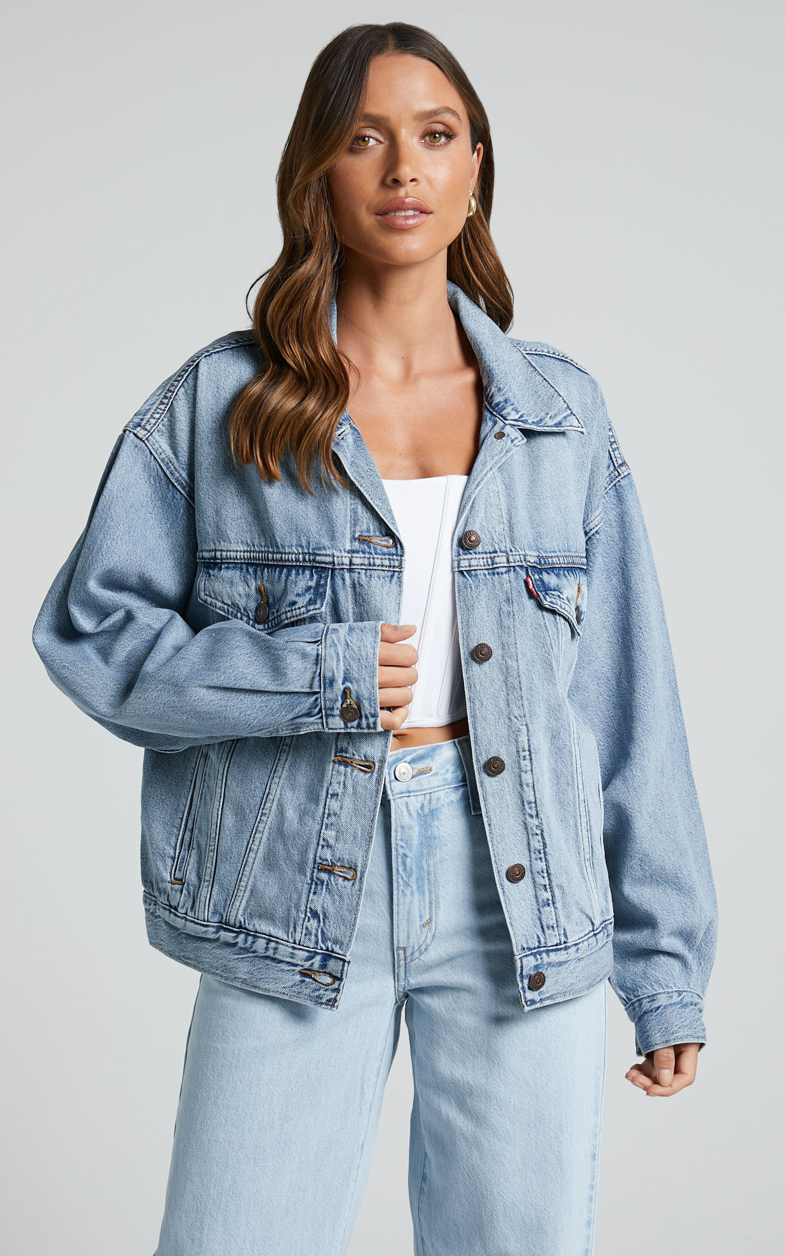Levi's - 90s Trucker Jacket in Light The Way | Showpo (US, UK & Europe)