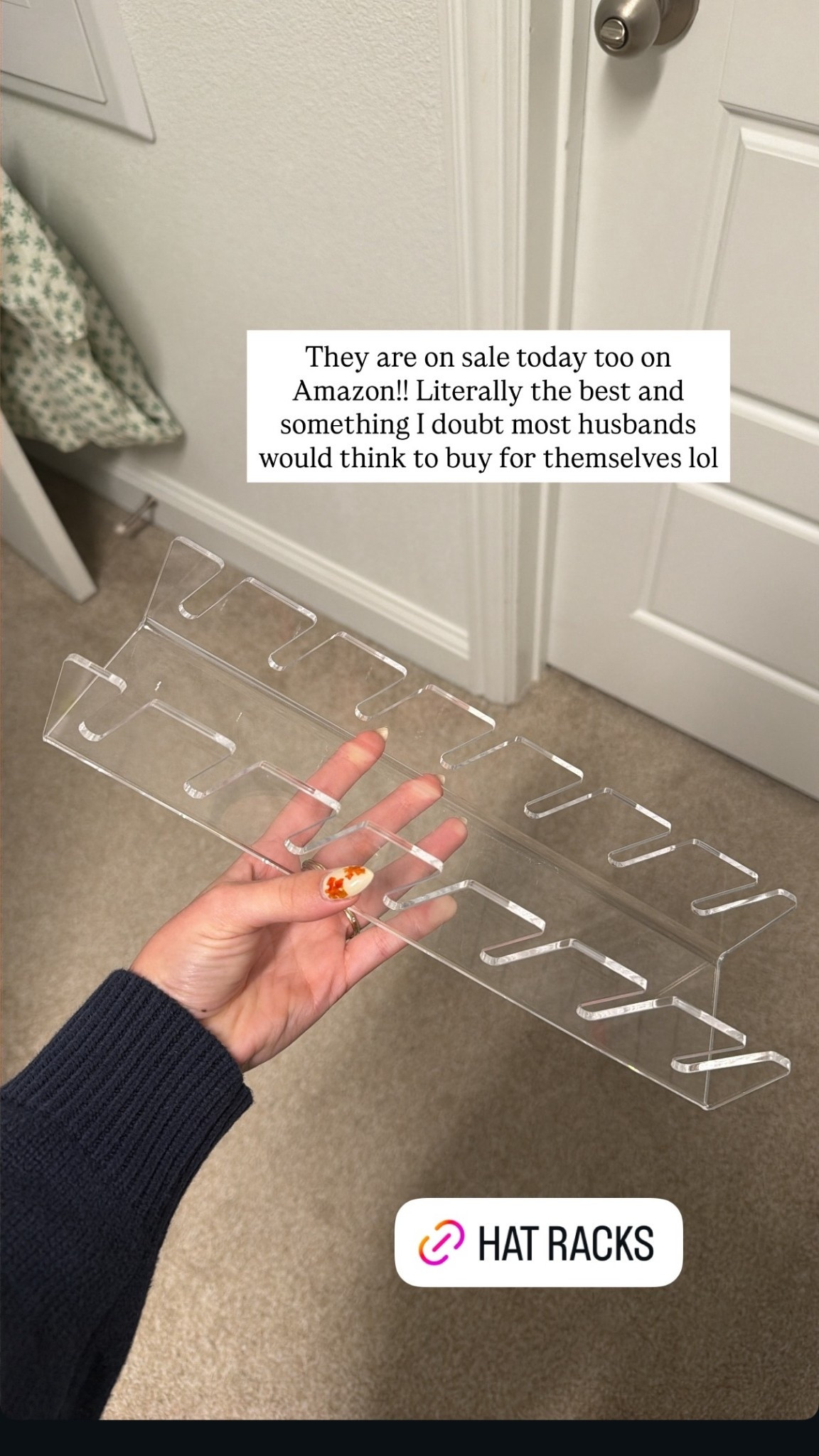 I got these hat racks for my husband as a gift! They keep the hats upright and separated to maintain the frame! 

#LTKCyberWeek #LTKHoliday #LTKGiftGuide