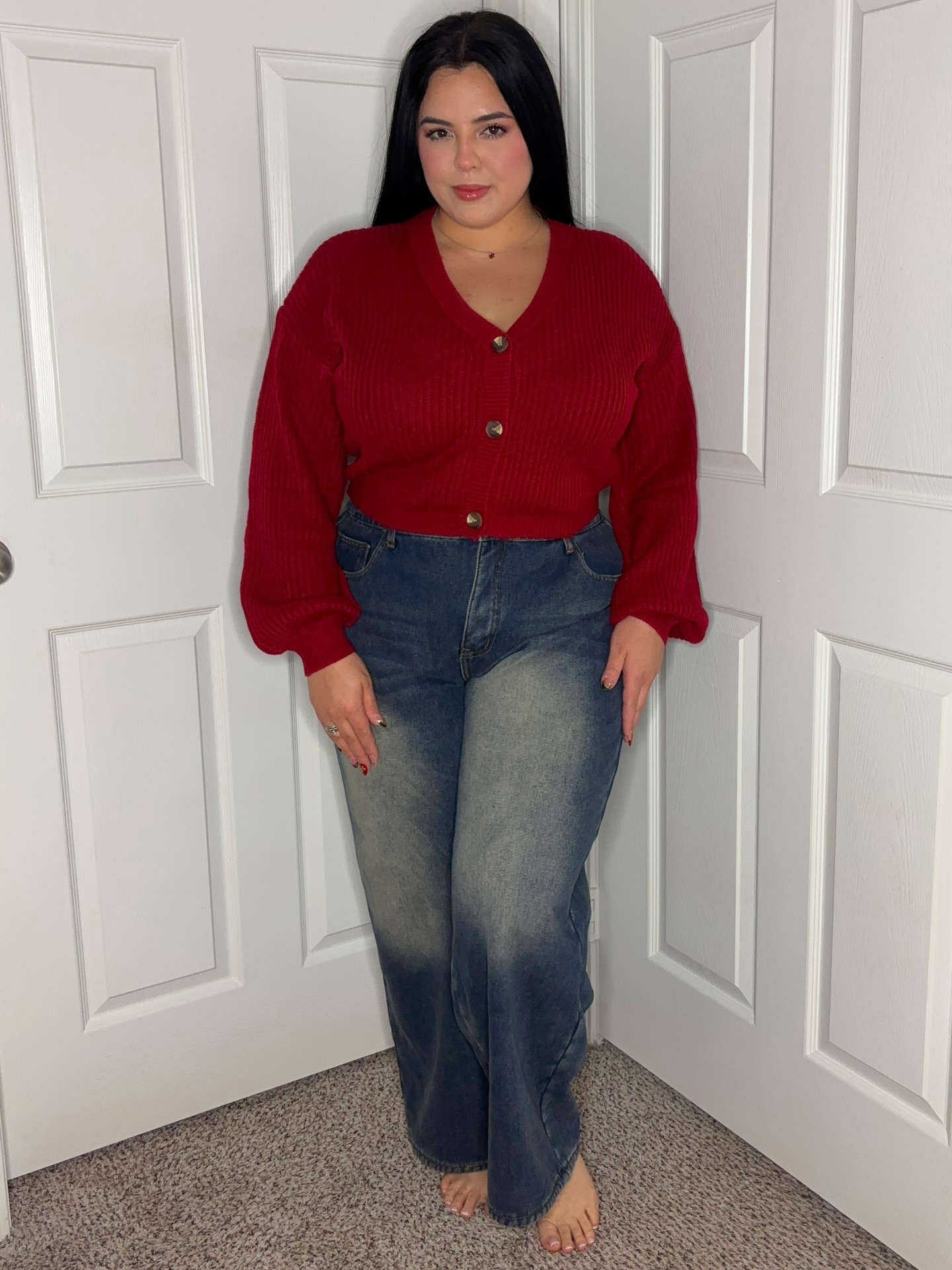 It’s cold outside and it’s time to layer up. These cozy fuzzy jeans are what you need in your closet for this winter, especially if you live up north.❄️☃️

Follow me on my LTK and shop this look link in bio 🔗
My LTK is currently down. If you don’t find the products on the page, I will always have them linked to my story. If not where are, the search codes to find the items 
 
#fyp #fypviralシ゚ #latina #reels #reelsviralvideo❤️❤️❤️❤️ #reelsfashion #grwmreels #CurvyAndConfident #PlusSizeBaddie  #bodyonfleek 
#curvyfashion #curvyfashion #curvygirl #pantyhose #christmas #christmasoutfits #christmaslook #plussizefashion#holidaylooks #holidays #curvyfashion