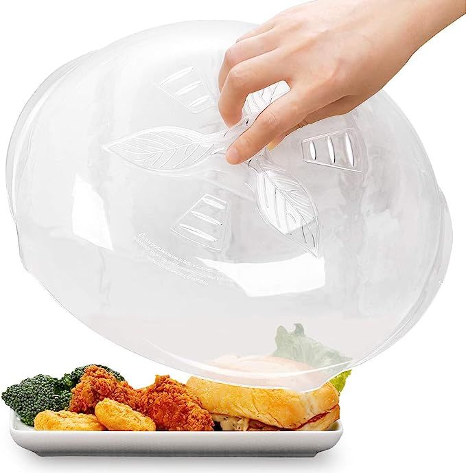 Amazon.com: Microwave Cover for Food Microwave Splatter Cover 11 12 Clear Microwave Plate Cover D... | Amazon (US)
