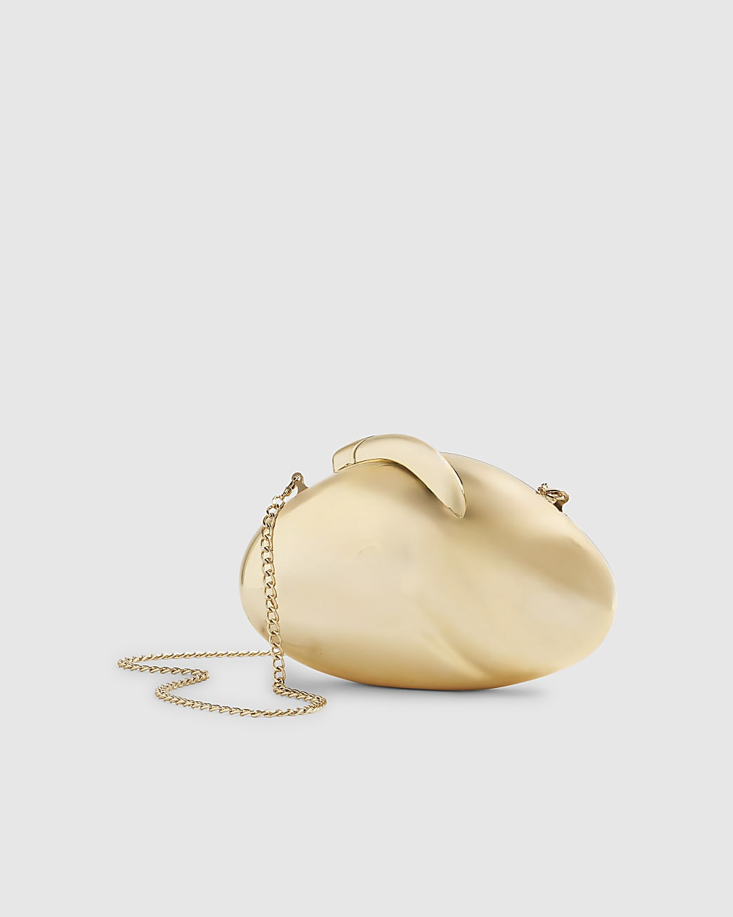 Gold Hard Shell Clutch Bag | River Island UK & IE