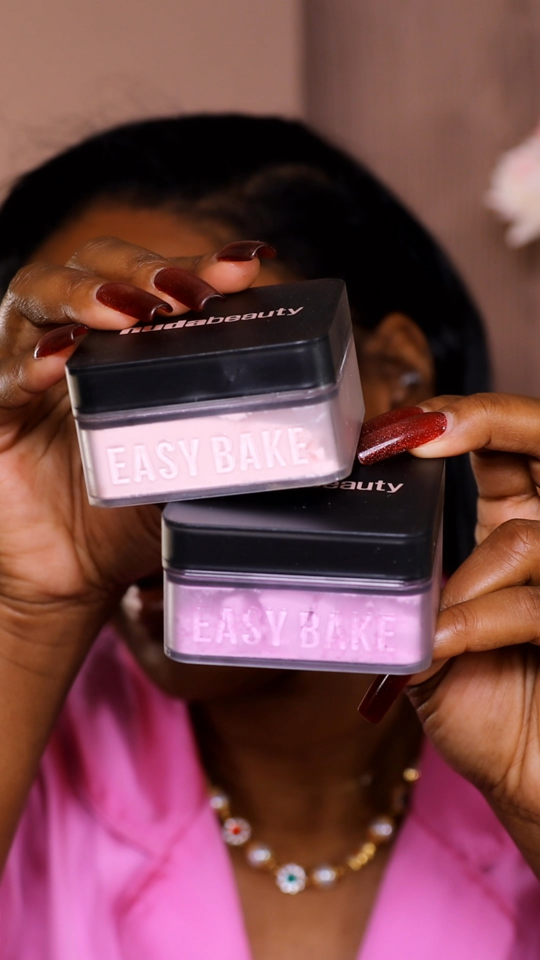 This HUDA Beauty purple setting powder is the best for dark brown skin tones! Loose setting powder, new makeup, everyday makeup

#LTKBeauty #LTKGiftGuide