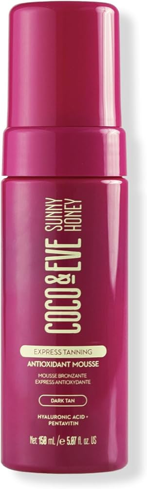 Coco & Eve Express Self Tanning Mousse - 1 Hour Streak-Free Hydrating Sunless Tanning Mousse, Fas... | Amazon (US)