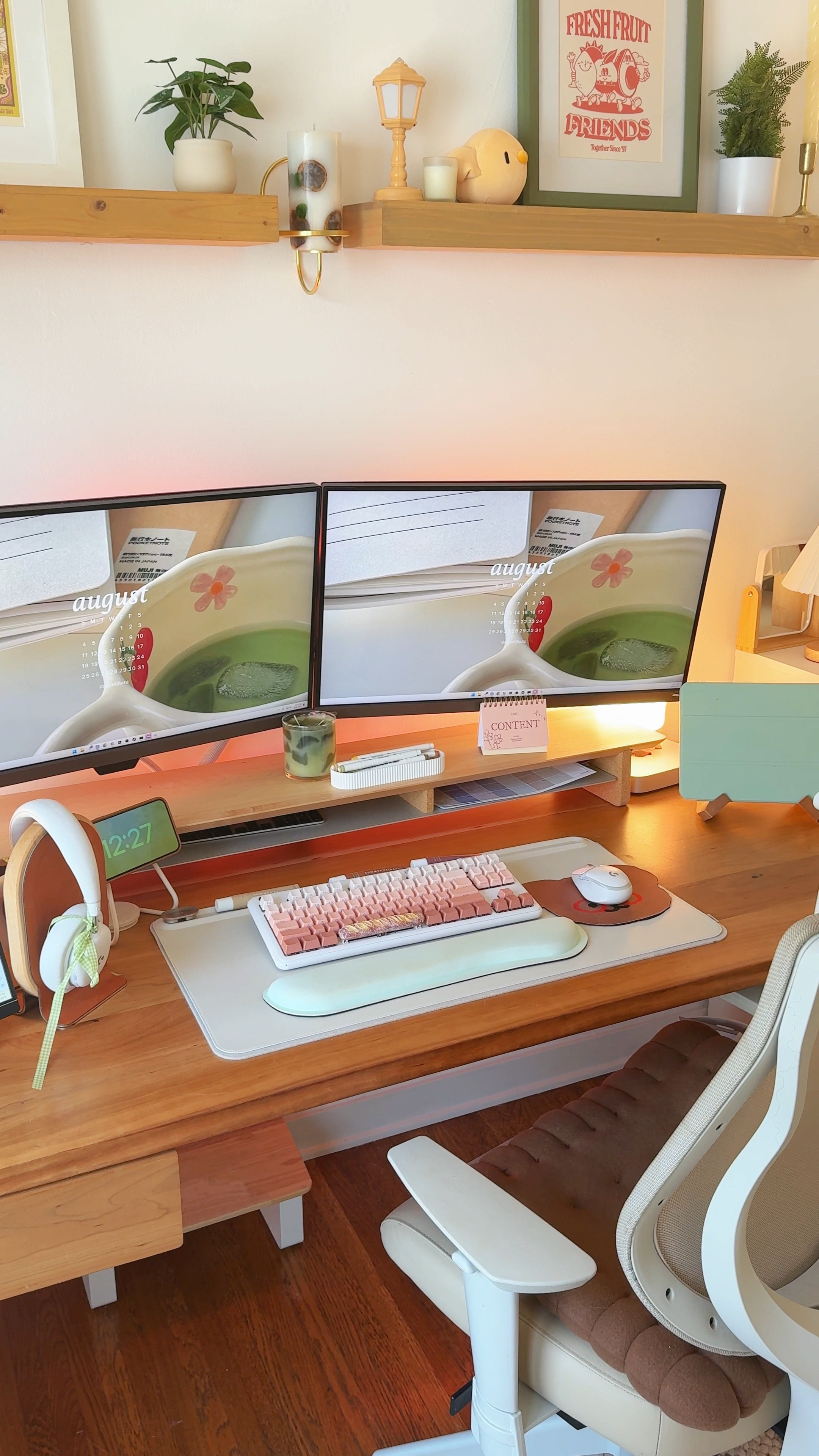 cozy desk setup over the past year🤎 

#LTKVideo #LTKHome