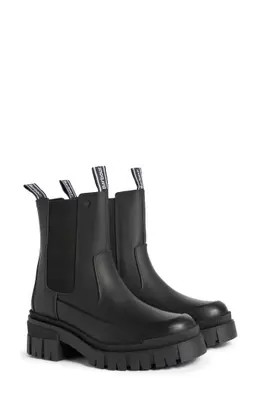 Barbour Sofie Leather Chelsea Boot in Black at Nordstrom, Size 8 | Nordstrom