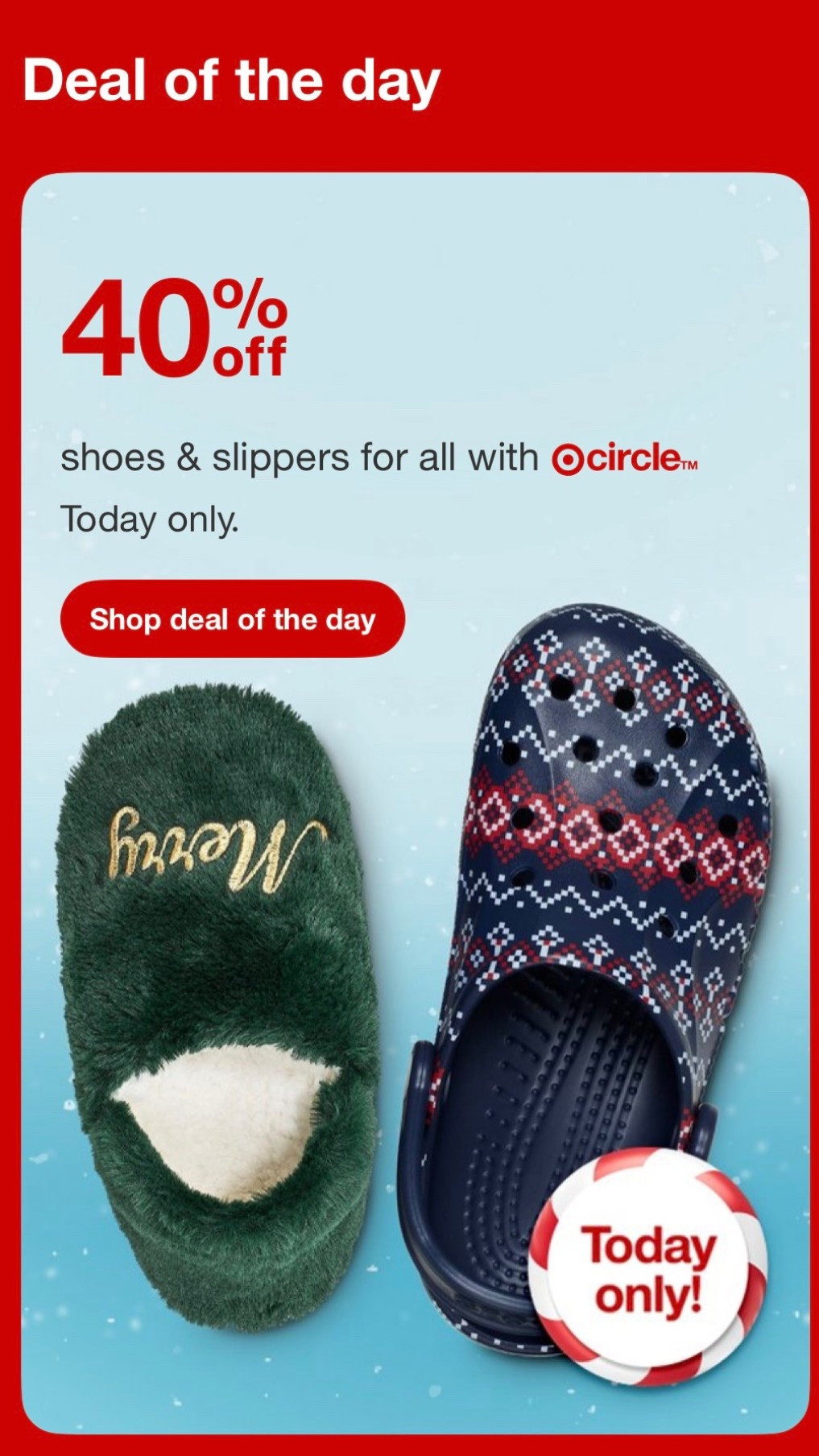 Target shoes are 40% off!! 

#LTKGiftGuide #LTKCyberWeek #LTKShoeCrush