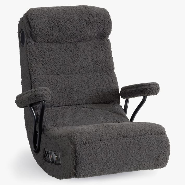 Sherpa Charcoal Gaming Chair | Pottery Barn (US)