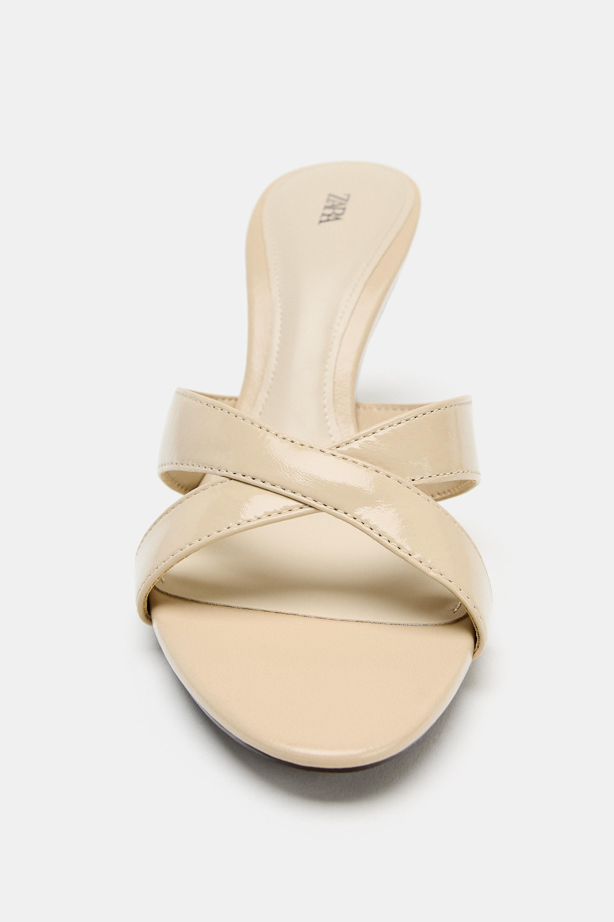 LEATHER MULE SANDALS | Zara UK